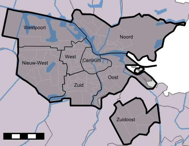 Districts Amsterdam